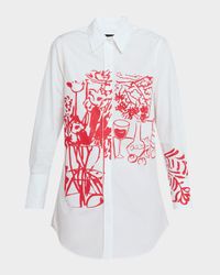 Still Life Screen Long Classic Shirt