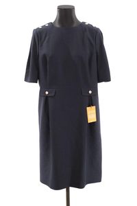 Lk Bennett - Seconde Main - Robe bleu - Taille 3XL - Bleu