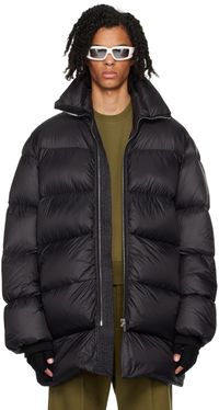 Rick Owens Black Porterville Turtle Down Coat
