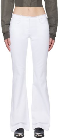 Givenchy Jean ajusté blanc