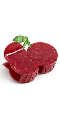 By Adina Eden Tart Cherry Hair Claw Clip Red One Size
