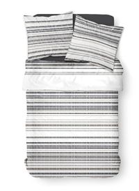 Today Linge De Maison - Parure de lit imprimé en coton - Taille 260x240 cm - Blanc