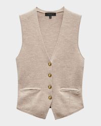 Ella Wool-Blend Vest