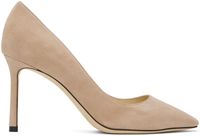 Jimmy Choo Escarpins Romy 85 beiges