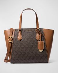 Taryn Monogram Crossbody Tote Bag