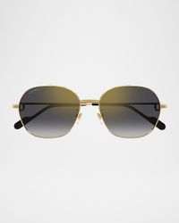 Gradient Metal Butterfly Sunglasses