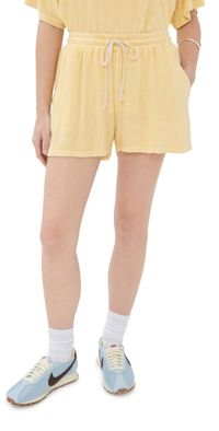LE BOP Farrah Terry Shorts White S