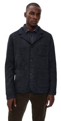 Taylor Stitch The Evans Blazer Navy Birdseye Wool 38