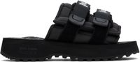 Palm Angels Sandales Moto-P noires édition Suicoke