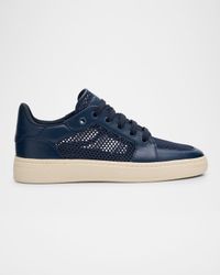 Men's Birel Leather and Mesh Low-Top Sneakers