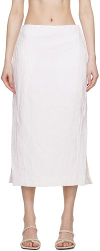 CO White Slit Midi Skirt