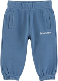 Palm Angels Baby Blue Printed Lounge Pants