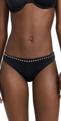 SIMKHAI Kassy Bikini Bottoms Black S