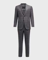 Men's Trofeo Plaid Suit