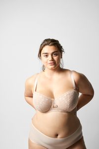 Chantelle - Soutien-gorge corbeille - Taille 100E - Beige