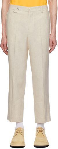 JACQUEMUS Beige Les Classiques 'Le pantalon Cabri' Trousers