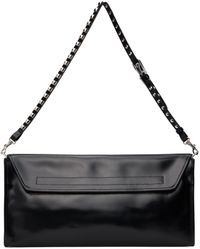 VAQUERA Black Oversized Clutch