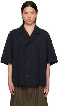 Studio Nicholson Navy Loca Shirt