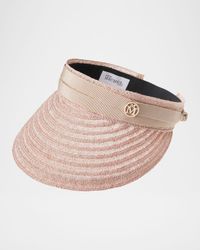 Pat Straw Visor Hat