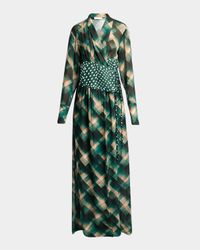 Cebeau Wrap Maxi Shirtdress