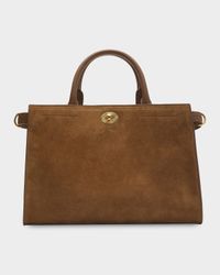 Cotswolds Small Suede Tote Bag