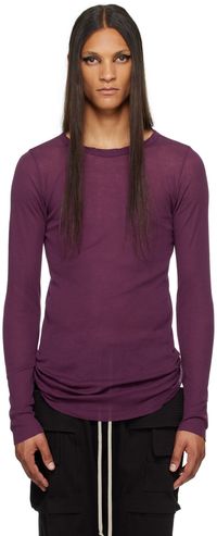 Rick Owens SSENSE Exclusive Purple KEMBRA PFAHLER Edition Long Sleeve T-Shirt