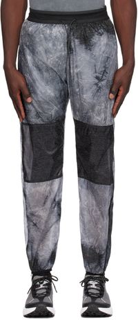 OVER OVER Gray Paneled Track Pants