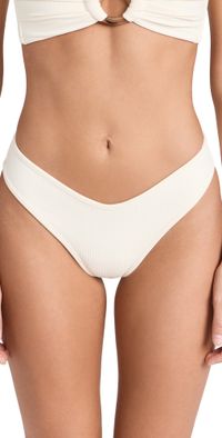 Montce Lulu Bikini Bottoms Cream Rib XS