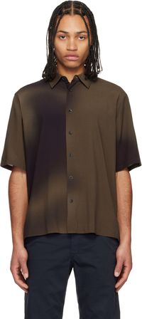 rag & bone Chemise Dalton brune à motif imprimé