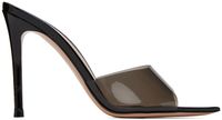 Gianvito Rossi Black Elle 105 Heeled Sandals
