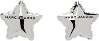 Marc Jacobs Boucles d'oreilles argentées à ornement de ballon en forme d'étoile