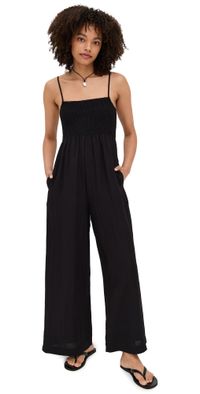 Z Supply Beachside Jumpsuit Black XL