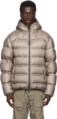 Moncler Beige Viani Down Jacket