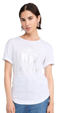 Isabel Marant Étoile Koldi Tee White S