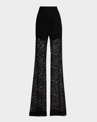 Gemma Straight-Leg Lace Pants