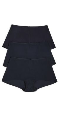 Hanky Panky Breathe Soft Boyshorts 3 Pack Black L