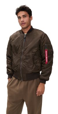 Alpha Industries Alpha Ma-1 Flight Jacket Espresso S