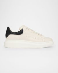 Men's Grainy Leather Oversized Sneakers