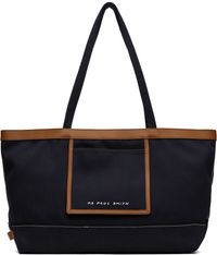PS by Paul Smith Navy Embroidered Tote