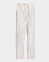 Hypnosta Striped Straight-Leg Drawstring Pants