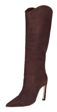 Schutz Maryana Sculpt Boots Dark Chocolate 5.5