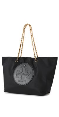 Tory Burch Ella Chain Tote Black One Size