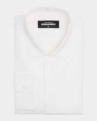 Men's Easy Slim-Fit Tuxedo Dress Shirt