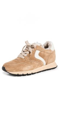 Voile Blanche Julia Pump Shearling Trainers Tobacco Ice 35