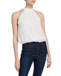 Maris Halter-Neck Gathered Top