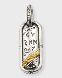 Men's Good Life Two-Tone Pendant