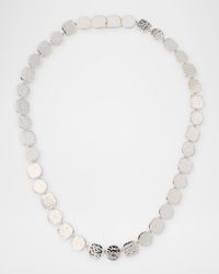 925 Classico Hammered Surface Flexible Necklace
