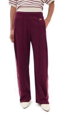 Wales Bonner Mantra Track Pants Burgundy L