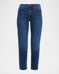 The Mid-Rise Dazzler Ankle Fray Jeans