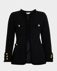Adrina Tweed Embellished Jacket
